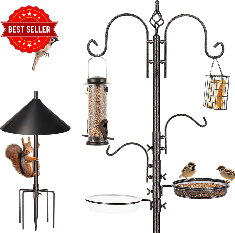 Bird Feeders Bird Feeding Station Kit Bird Feeding Pole Wild Bird Feeder Hanging