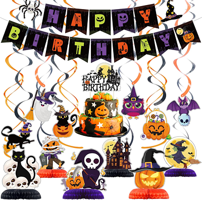 Halloween birthday best sale party supplies
