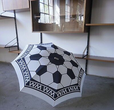 Etui Knirps Fuball Weltmeister Regenschirm TRUE VINTAGE soccer WM umbrella 90s