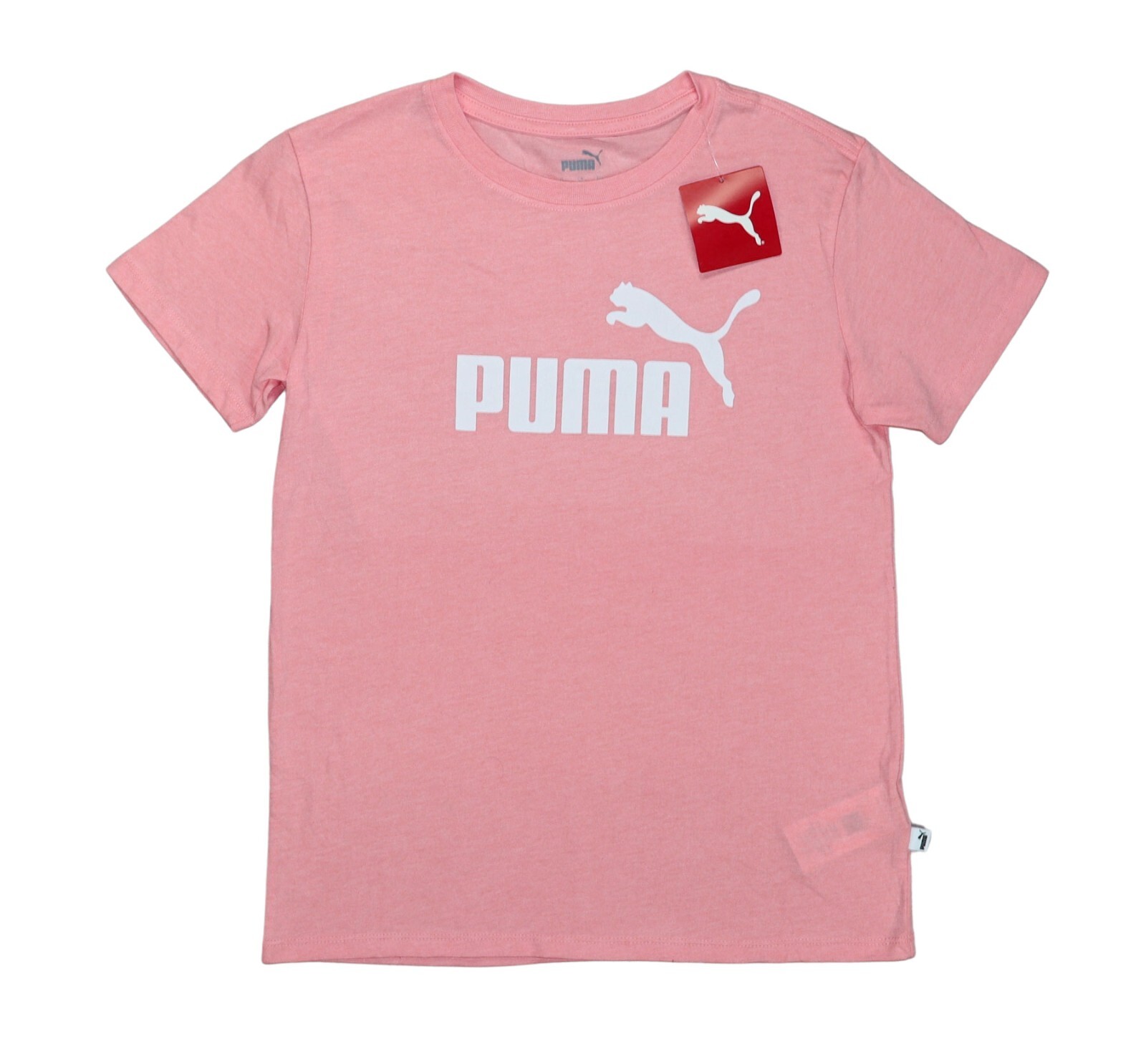 プーマ PUMA エッセンシャル Slim Logo Tee レディース シャツ トップス Apricot Blush PUMA tシャツ プーマ ウィメンズ CLASSICS リブ スリム 半袖 T