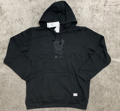 Adidas x Disney Mickey Mouse Men's Black Hoodie Sweatshirt Adidas x Disney Mickey Mouse Men's Black Hoodie Sweatshirt