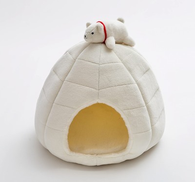 Creative Pets Ice Igloo Pet House, Dog Cats Bed, Comfortable Material, Small ...