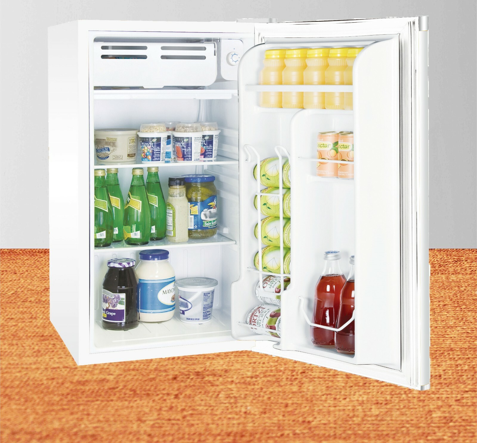 Compact Refrigerator 3.2 Cu Ft Mini Door Small Fridge, White