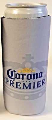 Corona Premier Slim Can Cooler Holder Koozie Coozie ~ Set of Four (4) New & F/S