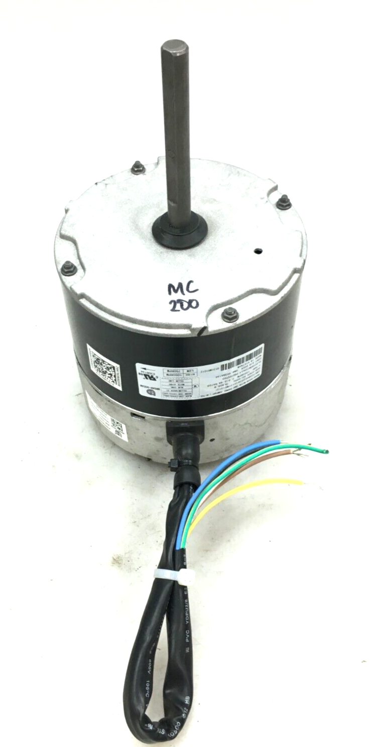 BROAD-OCEAN ZWK702B002038 ECM Blower Motor KMSAH014053 208/230V 1/3HP used MC200 BROAD-OCEAN ZWK702B002038 ECM Blower Motor KMSAH014053 208/230V 1/3HP used MC200