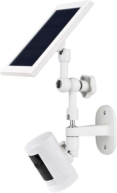 2-In-1 Wall Mount for Ring Solar Panel, Stick up Cam Battery, Spotlight Cam Batt