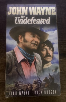 The Undefeated (VHS, 1992) John Wayne, Rock Hudson - NEW, FACTORY SEALED 