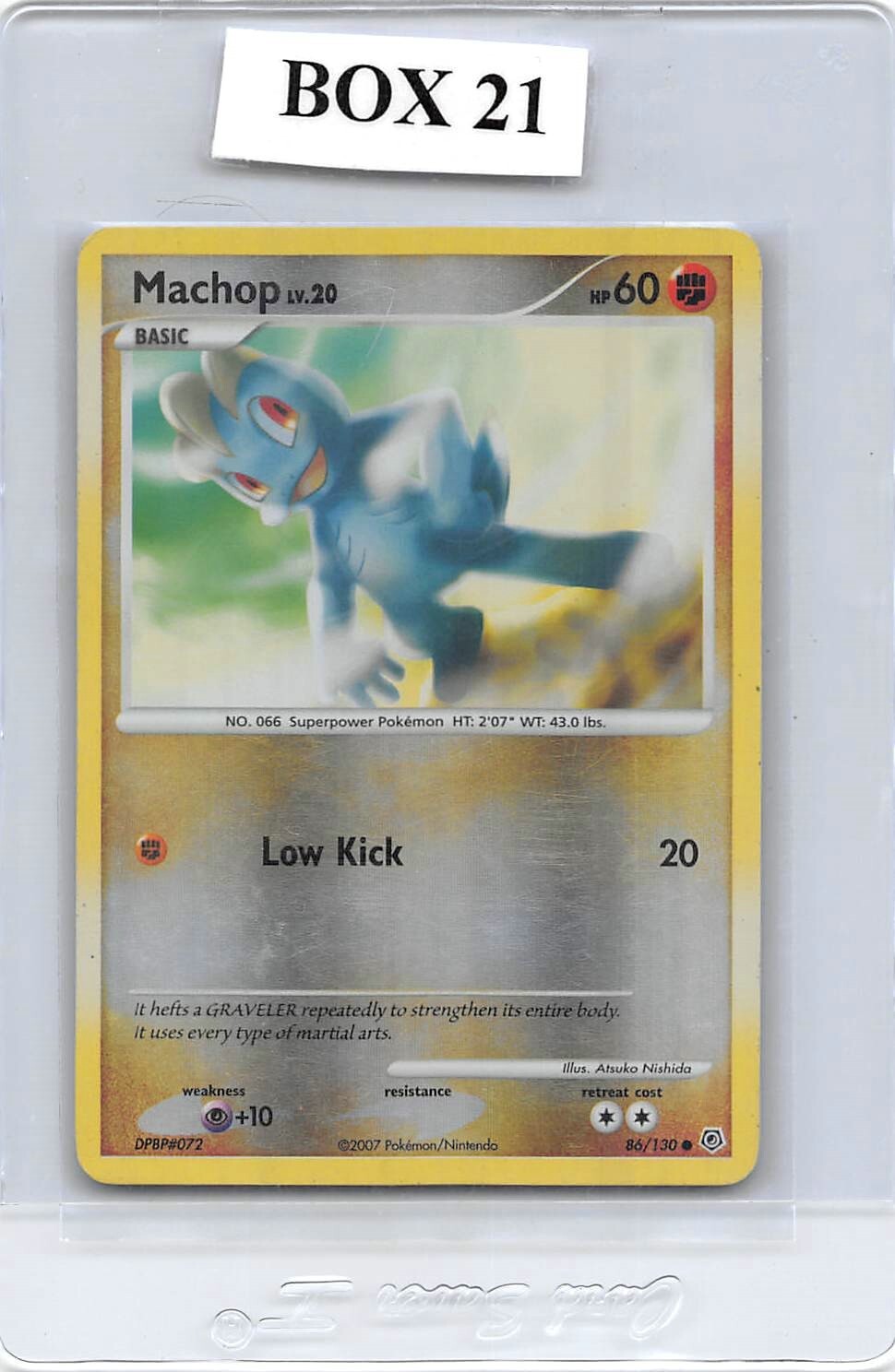 MACHOP 86/130 - Reverse Holo - COMMON - Diamond&Pearl - 2007 MACHOP 86/130 - Reverse Holo - COMMON - Diamond&Pearl - 2007
