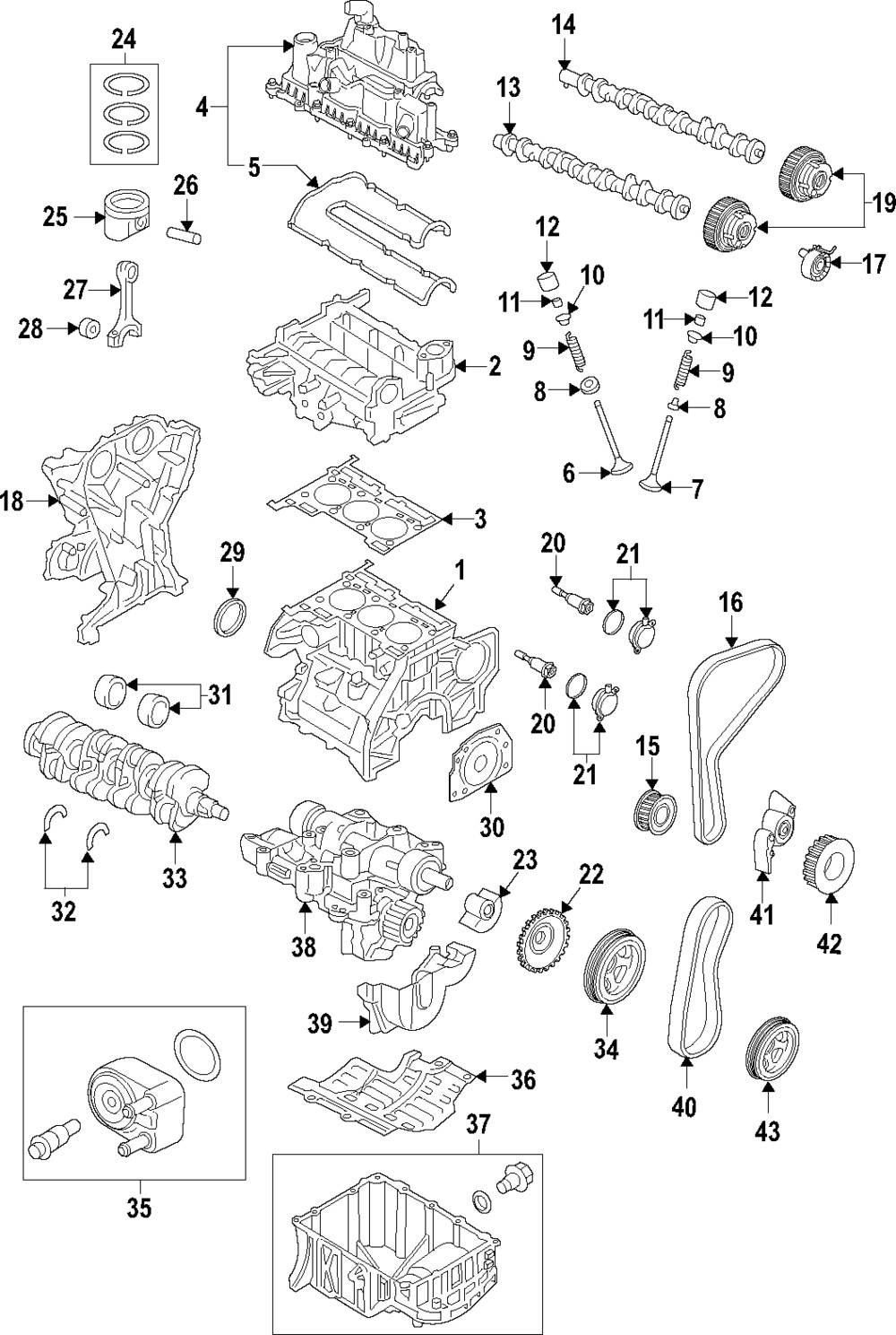 2014-2022 Ford Valve Assembly - VVT Oil