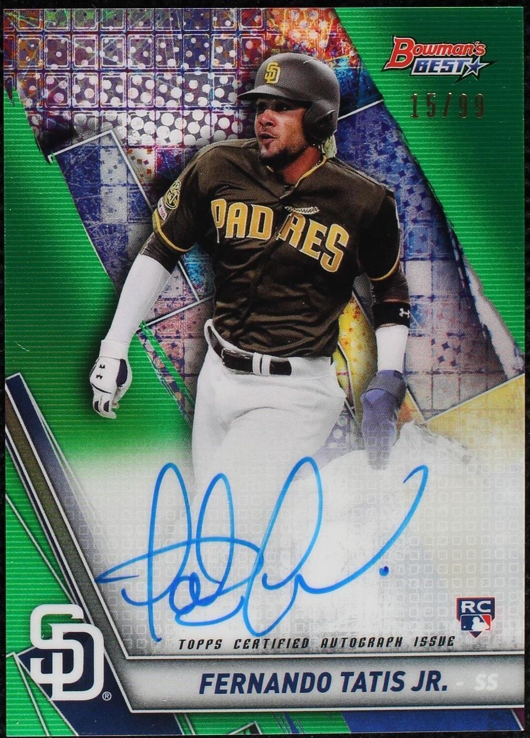 Topps Fernando Tatis Jr. Baseball 2019 Season Sports Trading Topps Fernando Tatis Jr. Baseball 2019 Season Sports Trading