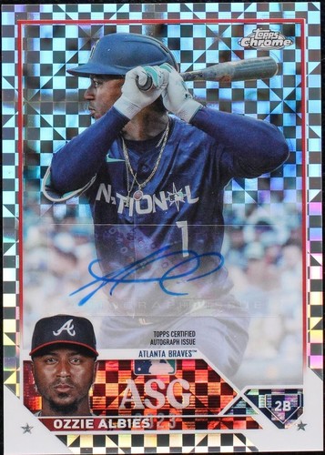 2023 Topps Chrome Update Series - Ozzie Albies #ASGA-OAL