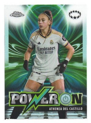 2023-24 Topps Chrome Women's UCL Power On Real Madrid Athenea del Castillo