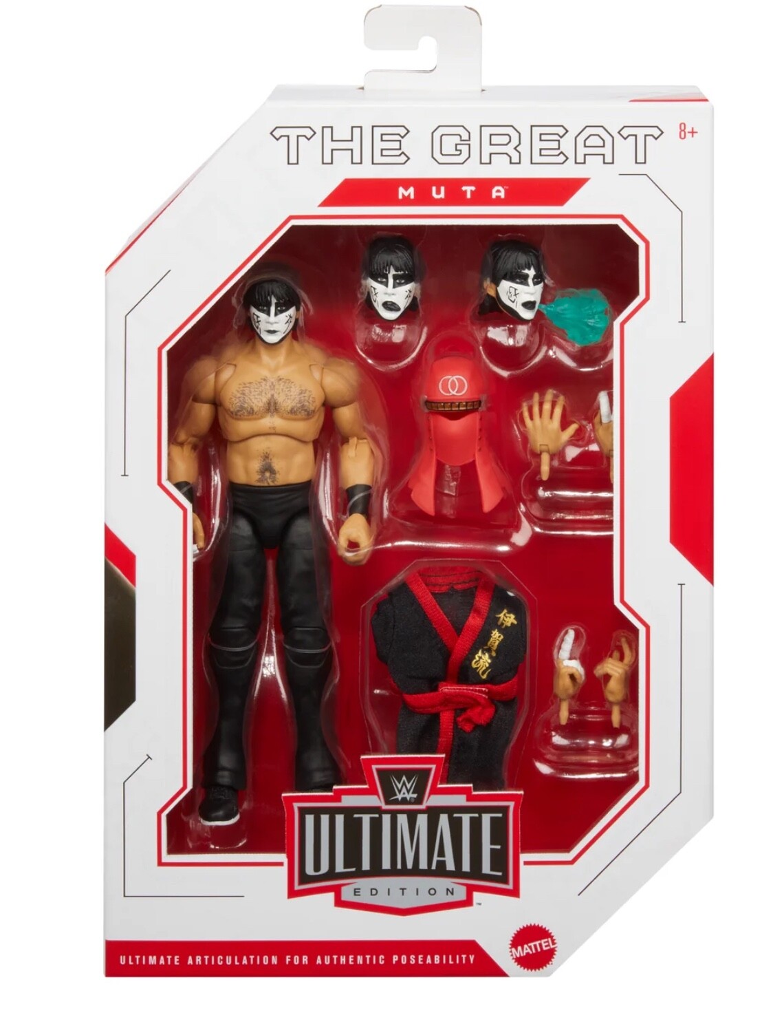 WWE Elite Ultimate Great Muta 新品未開封 WWE CHASE GREAT MUTA MATTEL ULTIMATE EDITION SERIES 25
