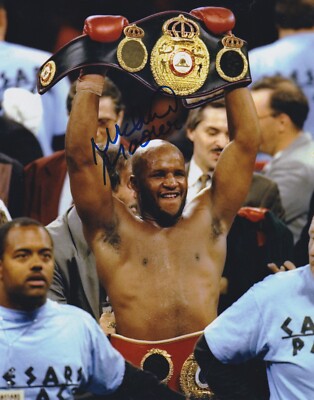 MICHAEL MOORER Signed Autograph Auto 8x10 Boxing Champion Picture Photo w/COA