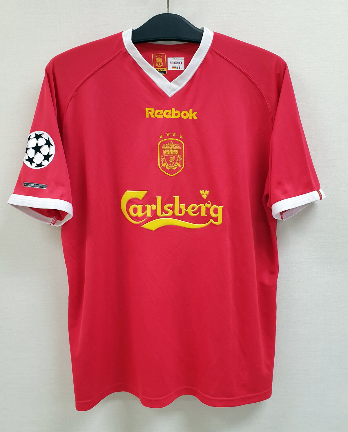 2002-03 LIVERPOOL Home S/S No.17 GERRARD UEFA CL 02-03 2002-03 LIVERPOOL Home S/S No.17 GERRARD UEFA CL 02-03