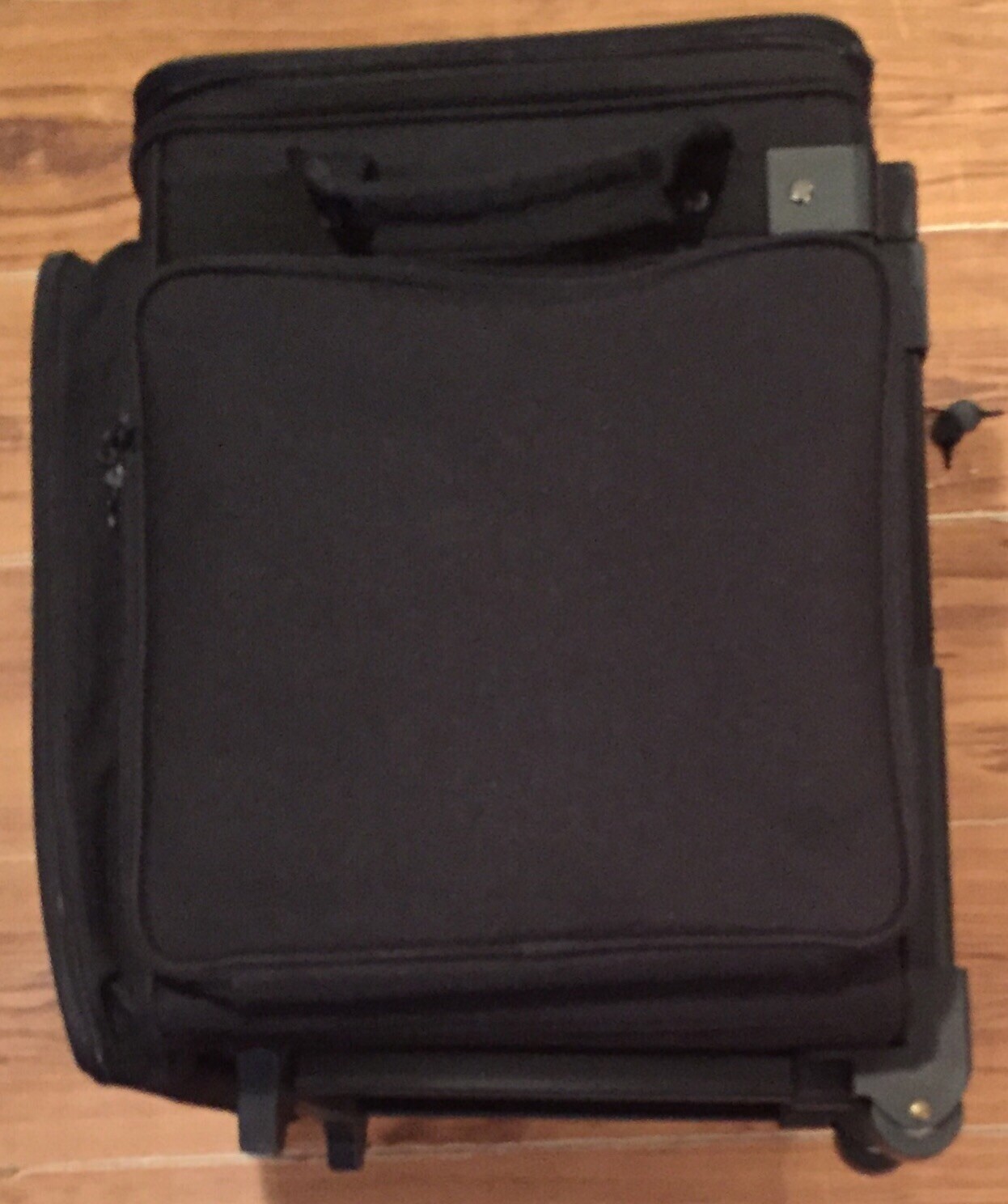 Crop In Style XXL Rolling Storage Case Scrapbook Bead Craft Tote Organizer Black