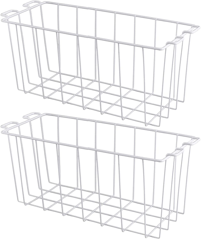 Chest Freezer Organizer Bins Deep Freezer Refrigerator Basket Storage Rack Bins