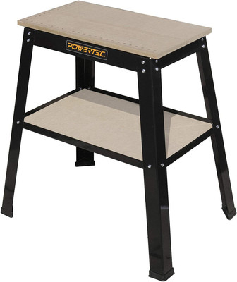 POWERTEC Tool Stand, MDF Split Top Expands to 20''x25'', 32'' Work Height Power for