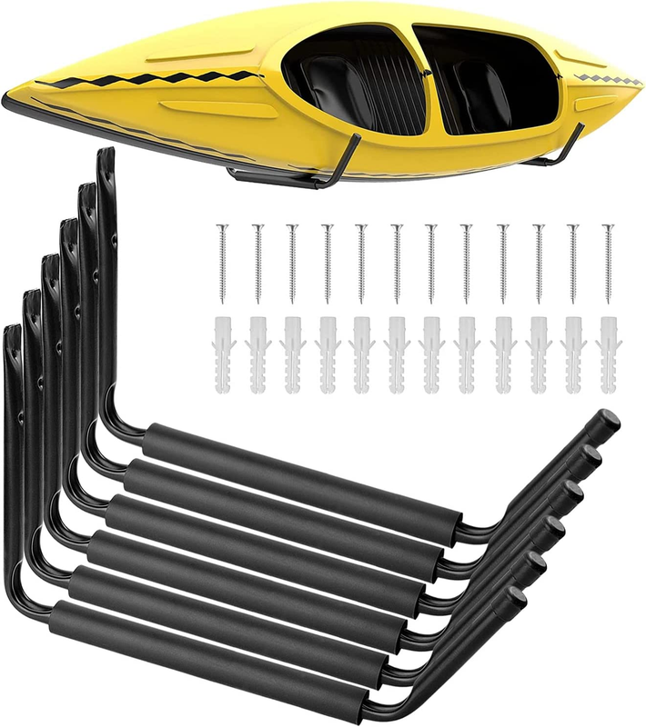 Heavy Duty Surfboard Kayak Wall Mount Rack Garage Storage Heavy Duty Hooks