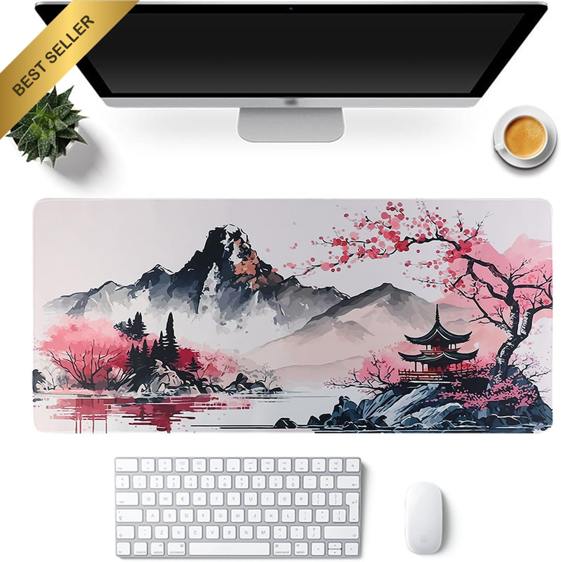 XXL Gaming Mouse Pad 90x40cm Extended Non-Slip Natural Rubber Desk Mat