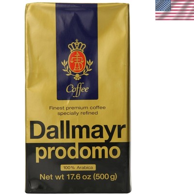 Premium Ground Coffee by Prodomo - 3 Vacuum-Sealed Packs, 17.6oz Each