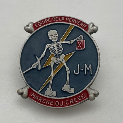 Rare Jeunesse et Montagne. Equipe de la HERVERIE. Aviation (L227)