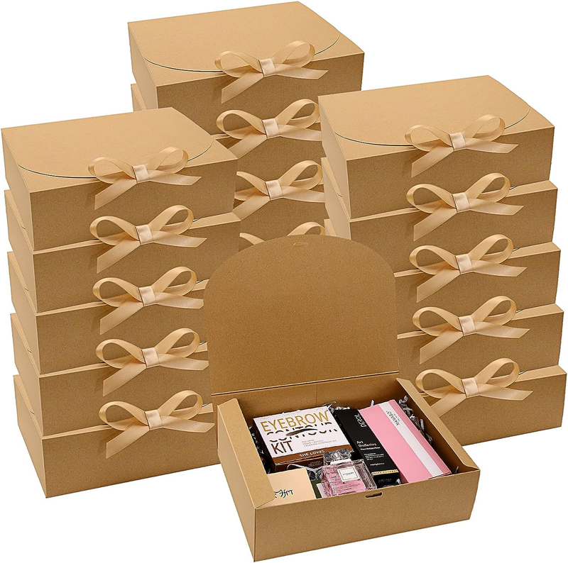 15 Pcs Gift Boxes with Lids,Bridesmaid Proposal Box with Ribbon,Gift Boxes Bulk