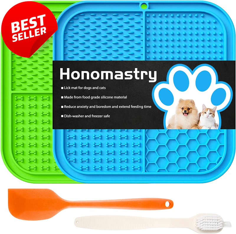 Dog Lick Mat Slow Feeder Suction Cup Anxiety Relief Bath Grooming - US