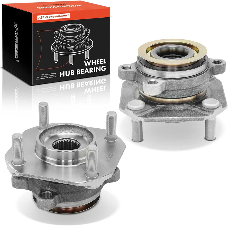 2x Front Wheel Bearing Hub 4-Lug for Nissan Sentra 2007-2012 4-Wheel ABS L4 2.0L