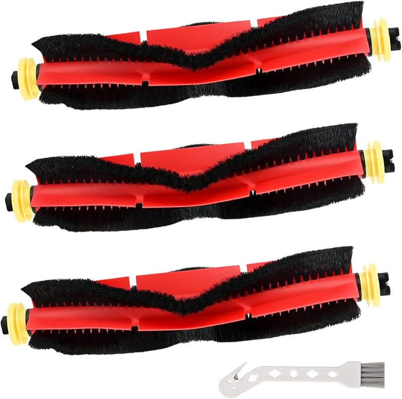 3 Pack Roborock Main Brushes for S6 S5 E4 E3 E5 Mijia Robot Vacuum