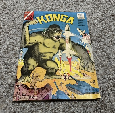 Konga Movie Comic Book #9 Charlton Comics 1962