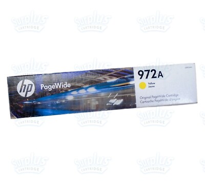 Genuine HP 972A Yellow Ink PageWide 577z 477dn 552dw 577dw 452dw