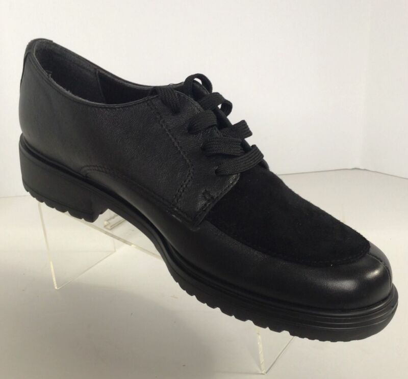 Munro Perfect Fit Extra Light Leather Lace Up Shoes, Black (size 9 M)