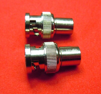 BNC Male 50 Ohms 1% Accuracy Termination  DC -1  GHz / 0.5 Watts (Quantity 2)