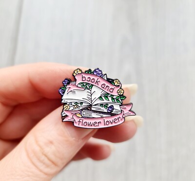  Book Lovers Enamel Pin Brooch Lapel Clothing Accessories Gift Decorative Badge 