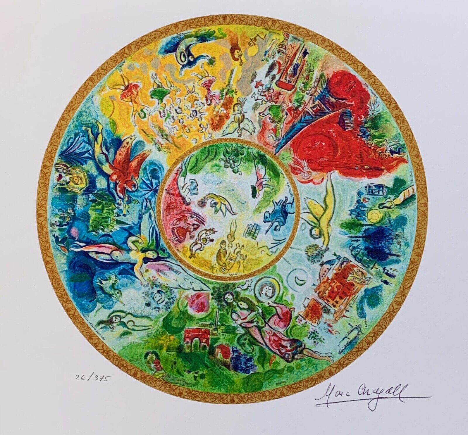 M. Chagall額入 Yahoo!オークション - Marc Chagall マルク シャガール 1939年