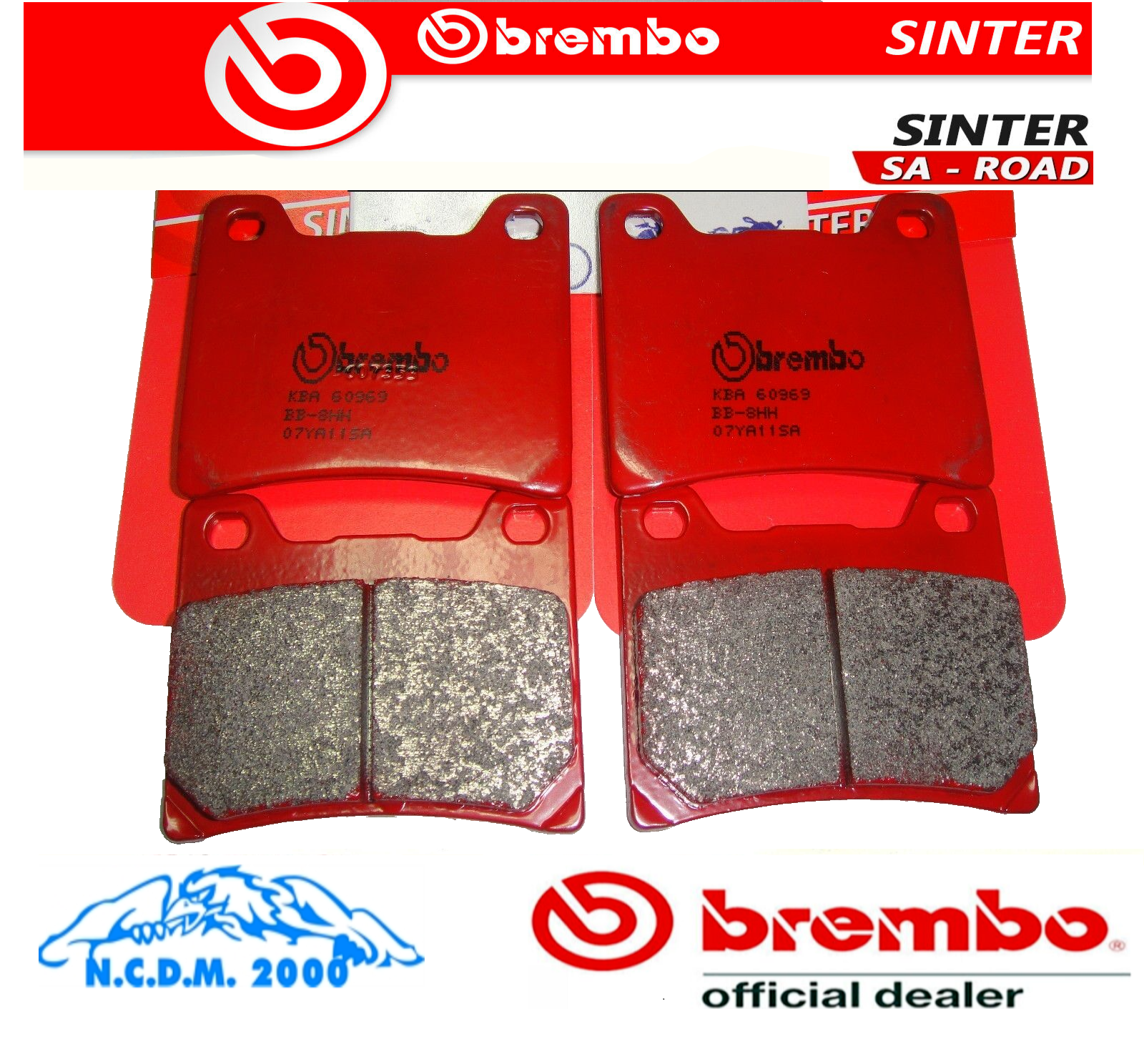 マア 4 Brembo Sint Front Brake Pads Yamaha Fzx 750 From 1988 | eBay