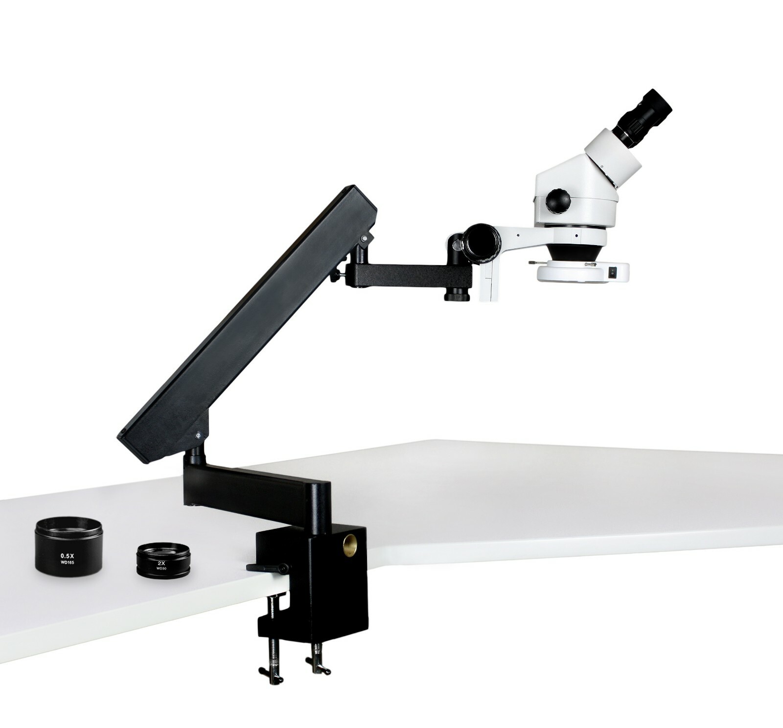 micoページ Parco 3.5X-90X Binocular Zoom Stereo Microscope with 144-LED