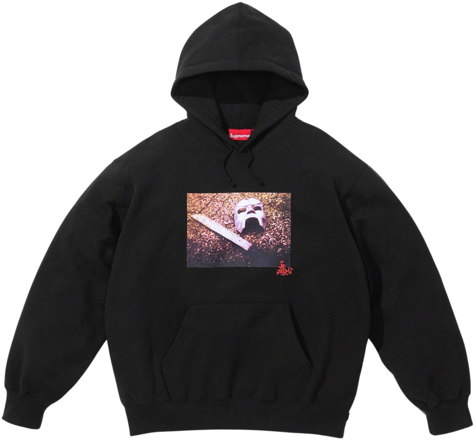 Pre-owned Supreme Mf Doom Hooded Sweatshirt Black (size Small)