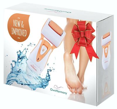 Electric Callus Remover by Own Harmony - Powerful Rechargeable Foot File CR90...