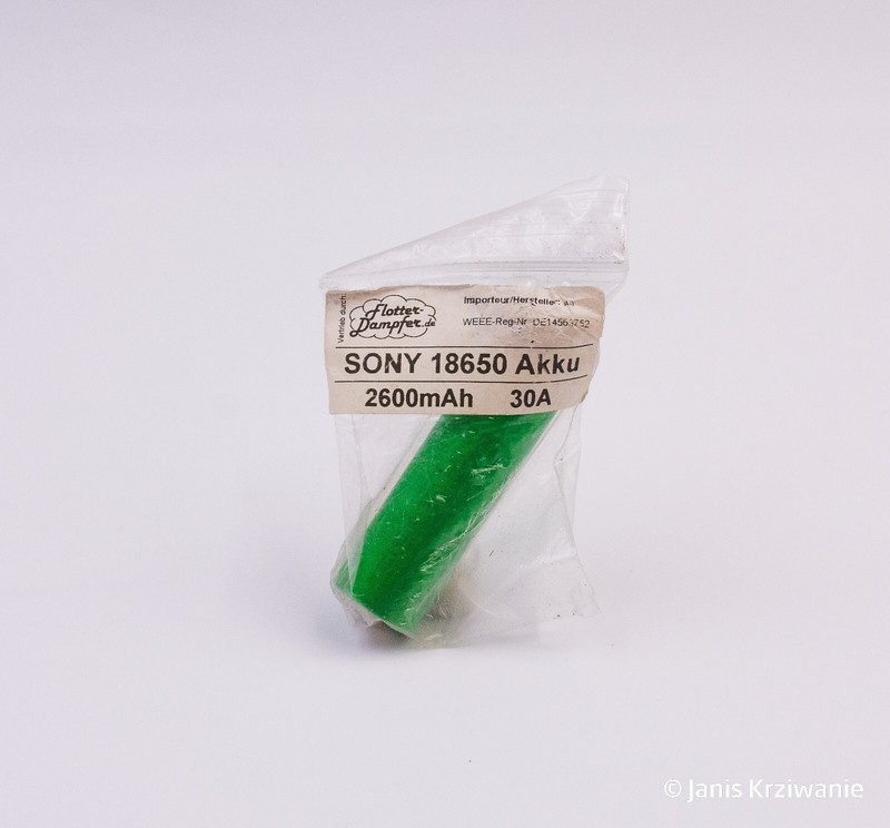 Sony Akku 2600mah 30a â Hochleistungs-Li-Ion-Batterie, Neu