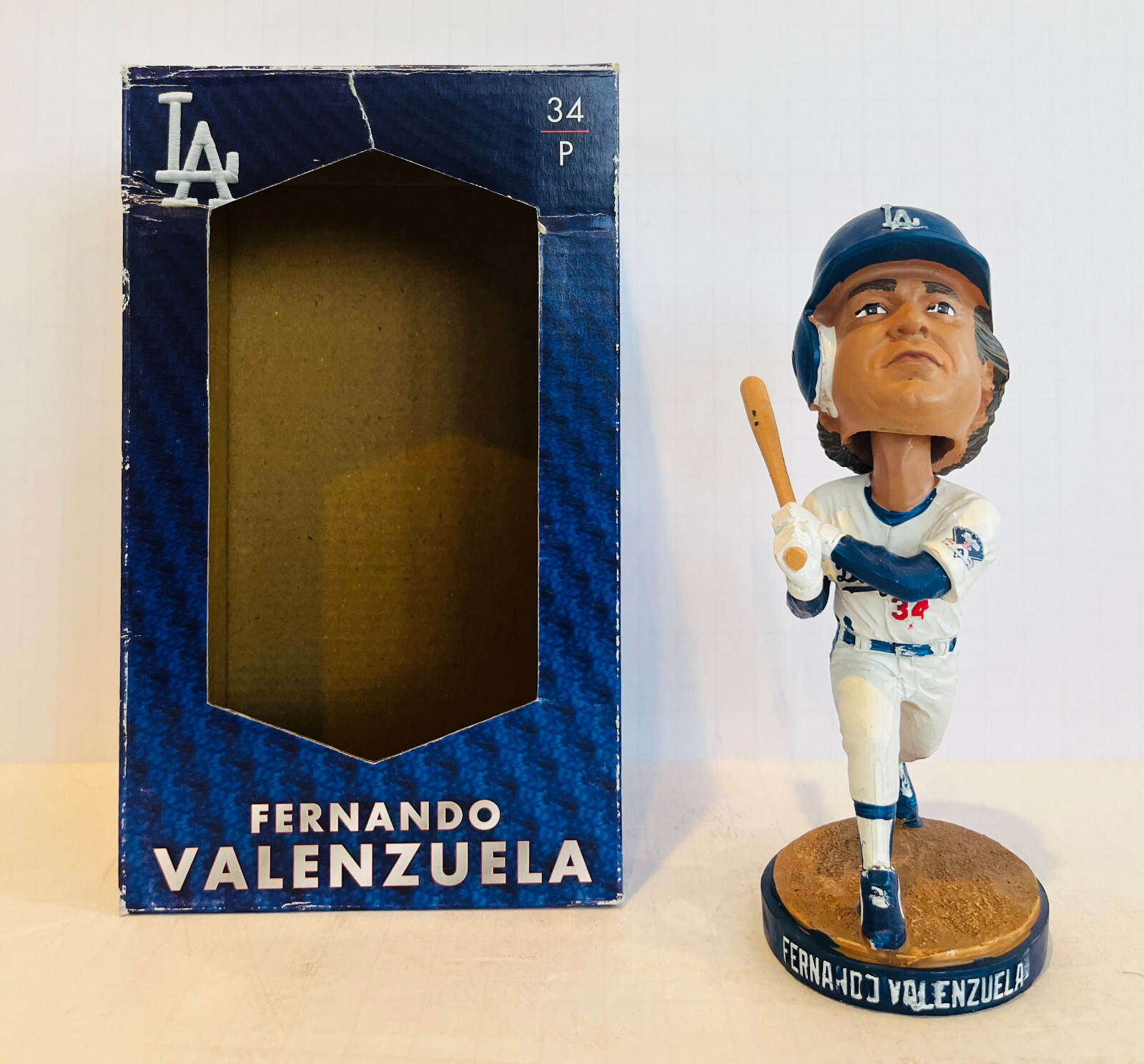 Fernando Valenzuela ボブルヘッド 34 Fernando Valenzuela 2023 Los Angeles Dodgers #34 Bobblehead