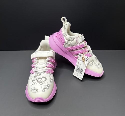 Adidas x Legos Racer TR Girls Shoes GW1877 Off White / Bliss