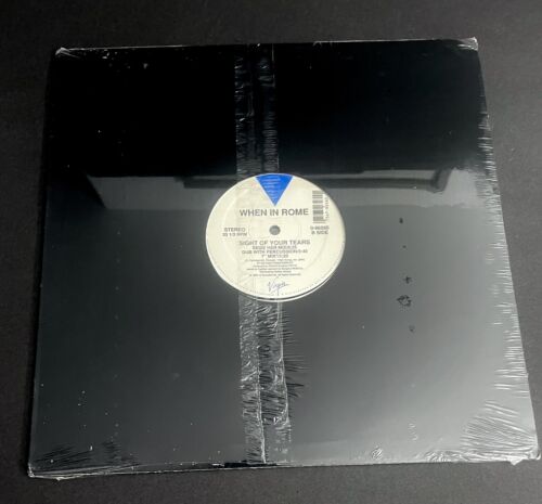 ::When in Rome - Sight of Your Tears 12" Remix Vinyl 45 RPM 1988 Sealed With Hype!