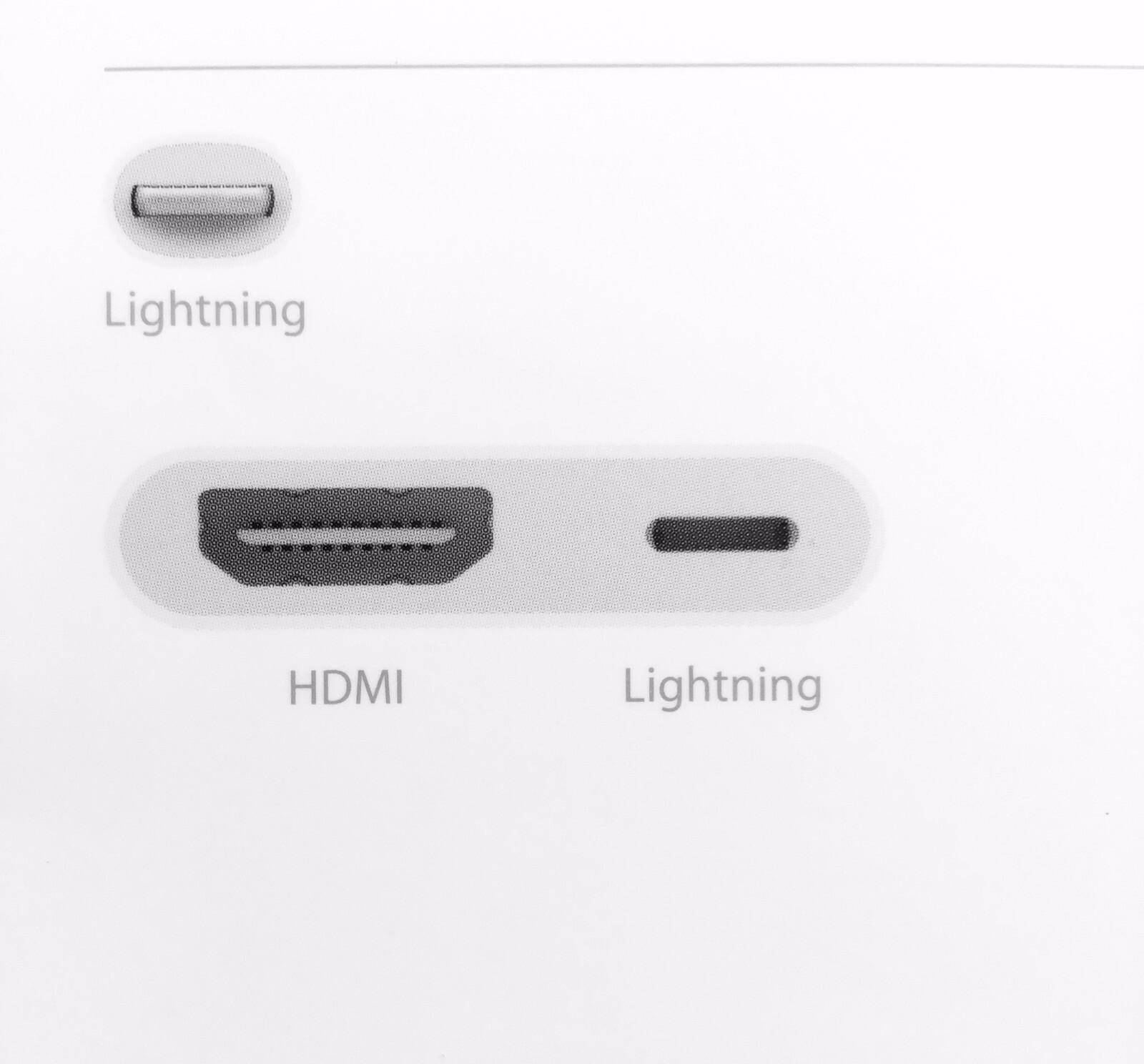 Apple Lightning Digital AV Adapter HDMI To iPhone iPad MD826AM/A
