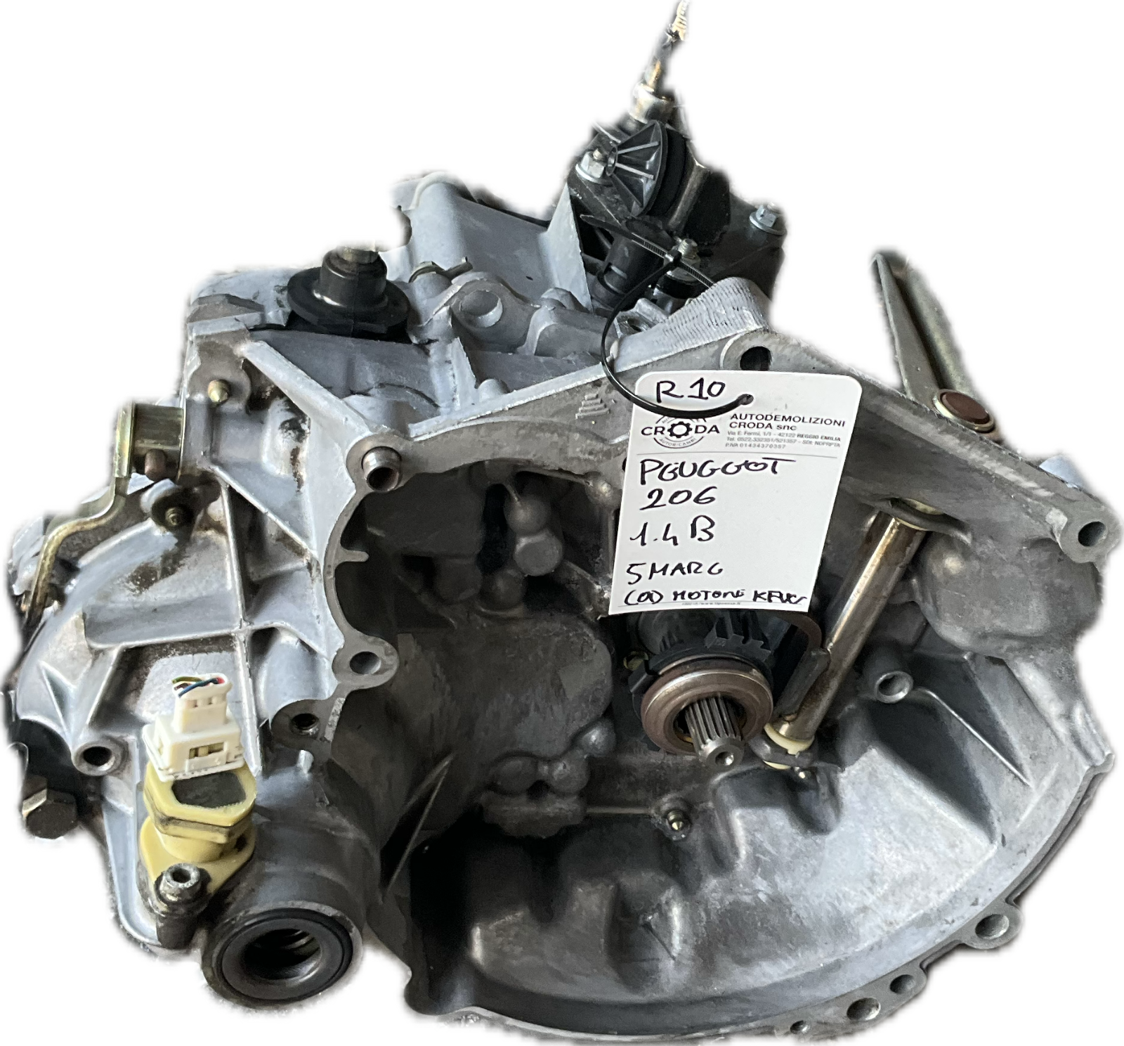 Cambio manuale per modello PEUGEOT 206 1.4 benzina 5 marce cod motore KFW