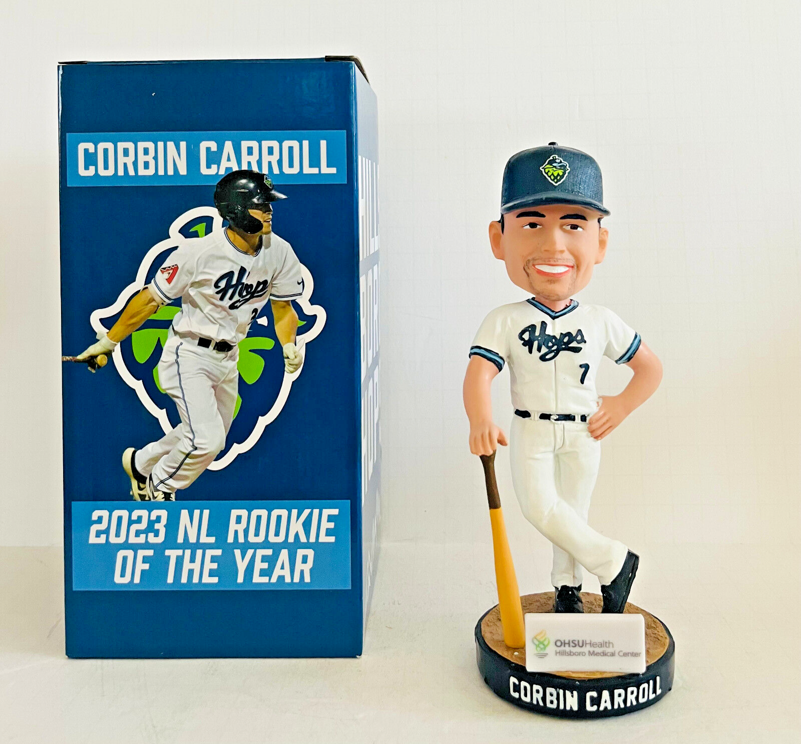 Corbin Carroll ボブルヘッド ルーキー・オブ・ザ・イヤー Corbin Carroll 2023 and 2025 Diamondbacks Rookie Season Star