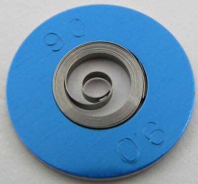 Gruen 405 watch part: mainspring 770 x1 * white alloy * 