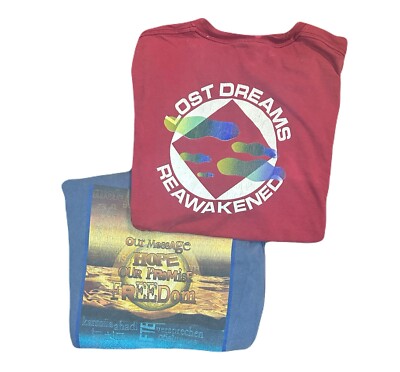 Rare Vintage Narcotics Anonymous Graphic Double Sided Recovery Hope Shirts 3XL