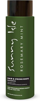 Sunny Isle Rosemary Mint Hair & Strong Roots Shampoo 12oz